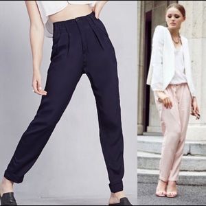 Reformation pink Noir Pants